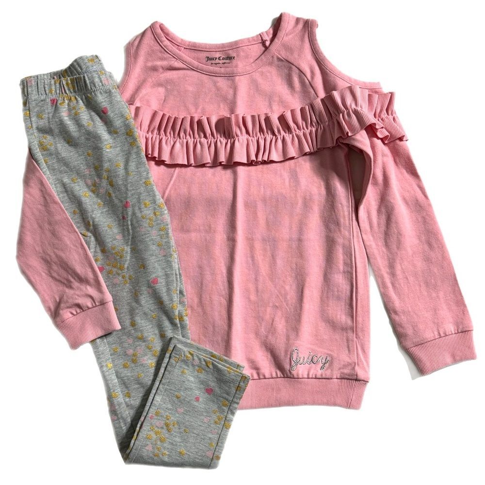 NWT Girls Juicy Couture Outfit, 2 pieces, Size 6